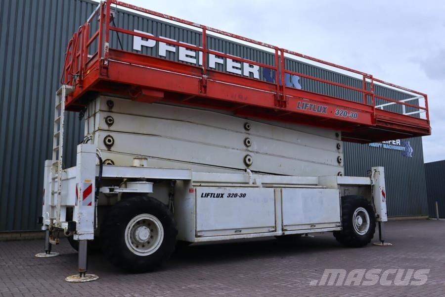Liftlux SL320-30DS Diesel, 4x4 Drive, 34m Working Height, Žirkliniai keltuvai