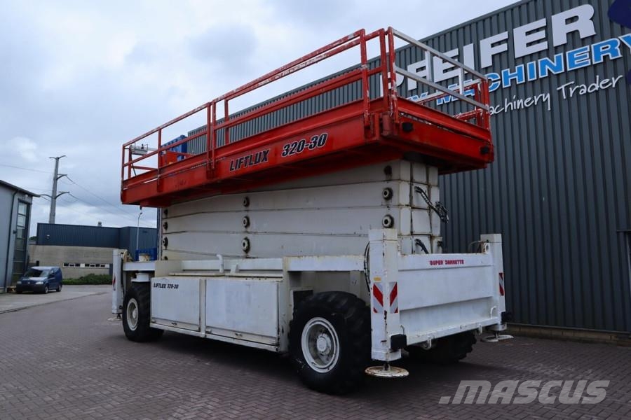 Liftlux SL320-30DS Diesel, 4x4 Drive, 34m Working Height, Žirkliniai keltuvai