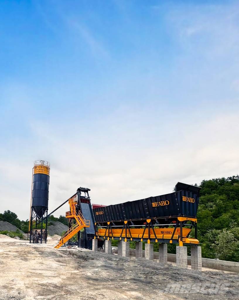 Fabo CENTRALE À BÉTON COMPACTE À GODET 60 M3/H خلاطات خرسانة