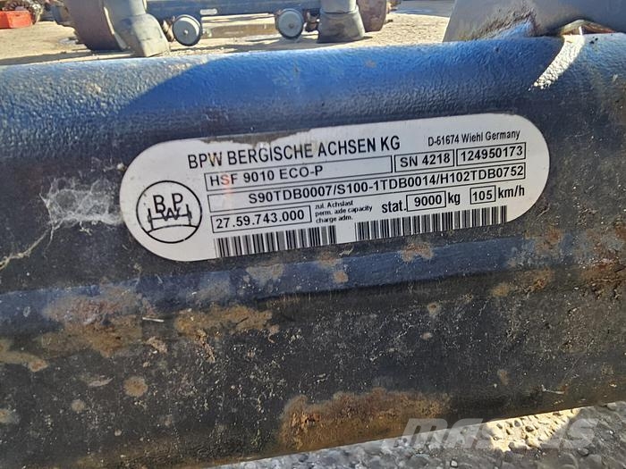 BPW HSF 9010 ECO-P Axles