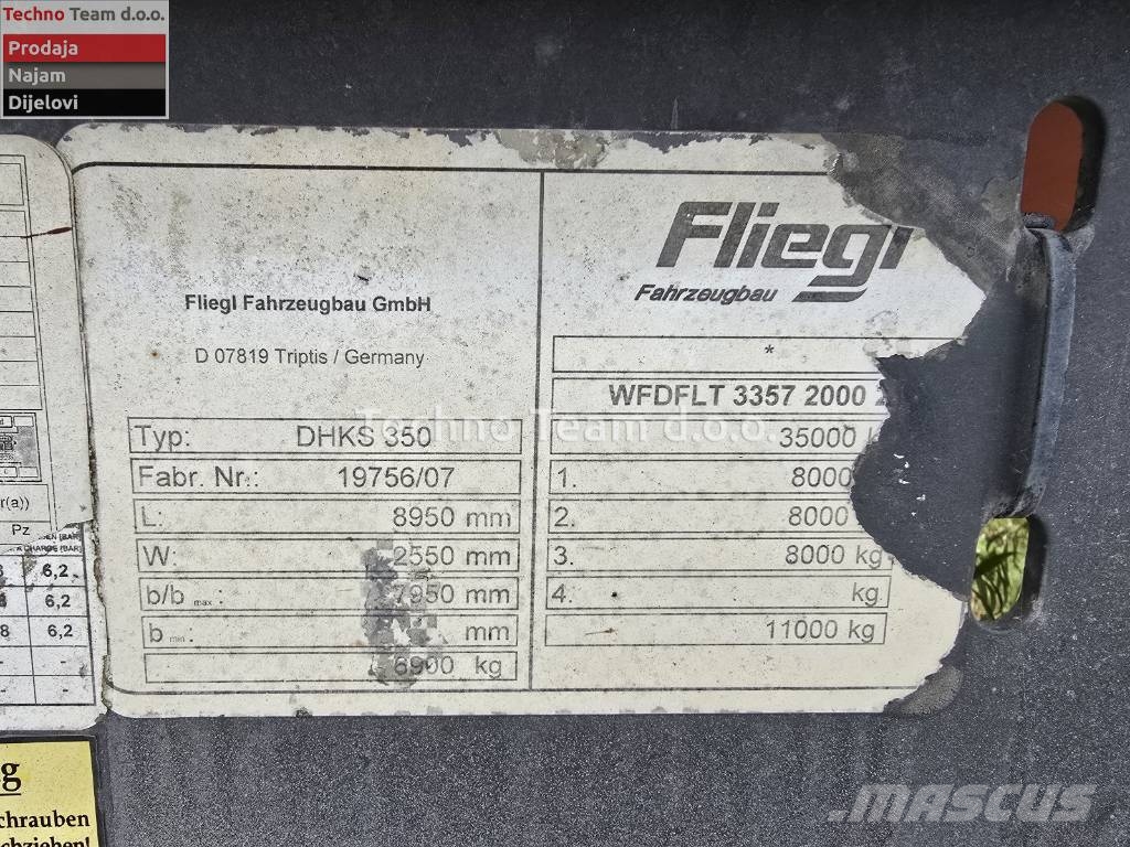 Fliegl DHKS 350 Semirremolques de volteo