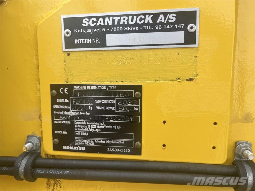Komatsu PC88MR-11EO Wheeled excavators