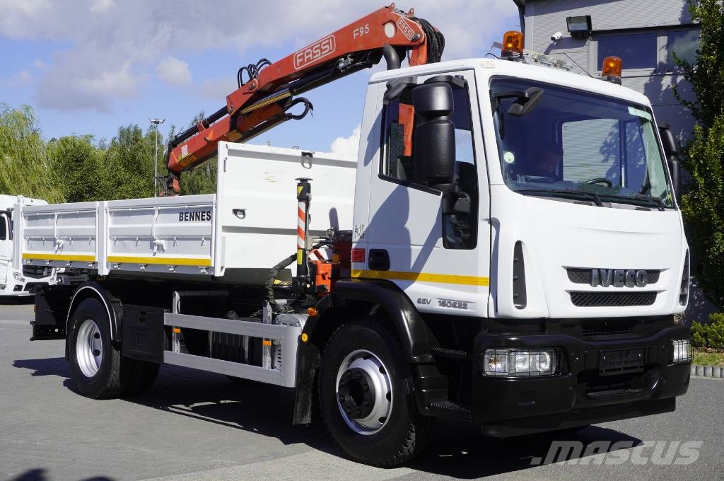 Iveco Eurocargo 160 E22K tipper / 60 tho. km!!! / Fassi Camiones bañeras basculantes o volquetes