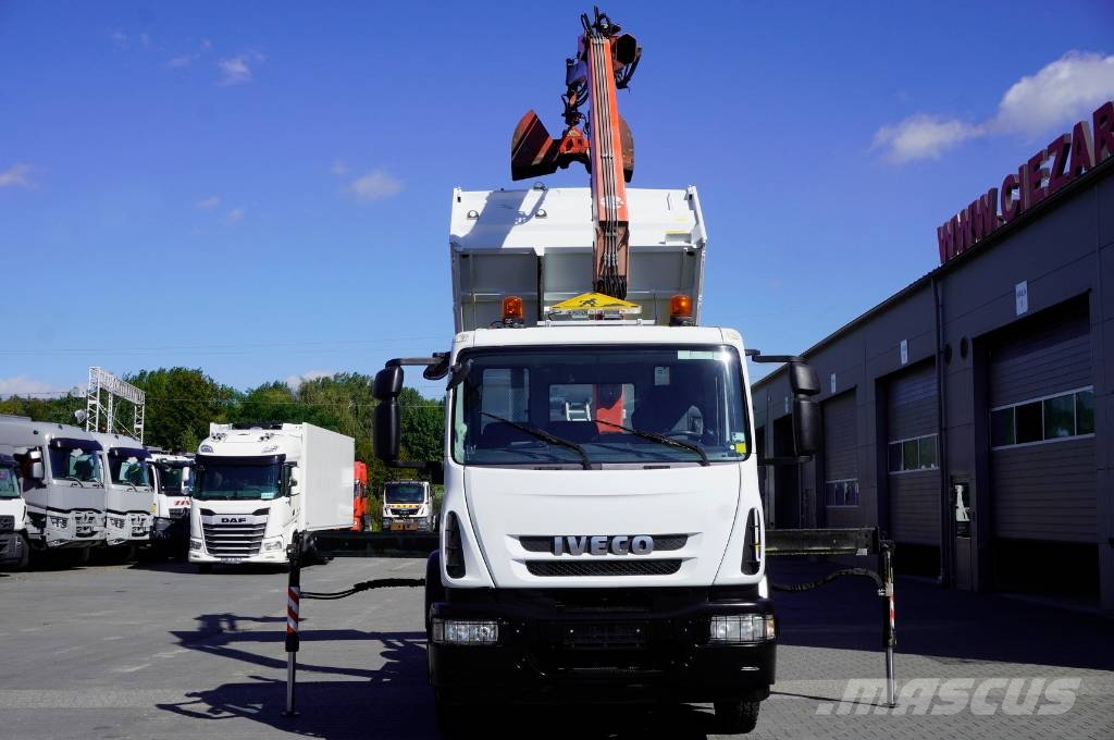 Iveco Eurocargo 160 E22K tipper / 60 tho. km!!! / Fassi Camiones bañeras basculantes o volquetes