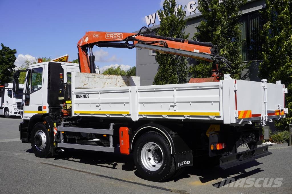 Iveco Eurocargo 160 E22K tipper / 60 tho. km!!! / Fassi Camiones bañeras basculantes o volquetes