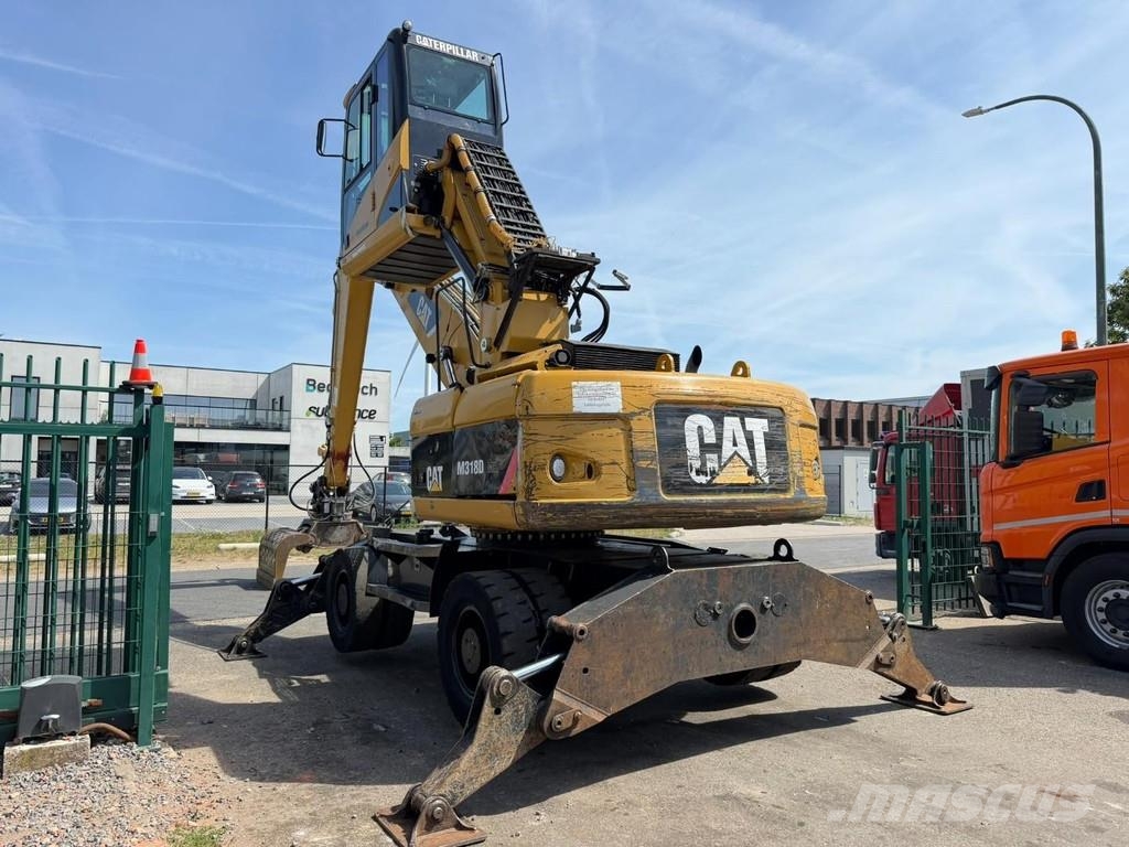 CAT M 318 D OVERSLAGKRAAN / MATERIAL HANDLER / UMSCHLA Manejadores de residuos industriales