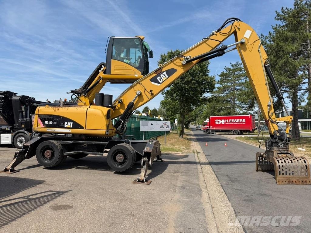 CAT M 318 D OVERSLAGKRAAN / MATERIAL HANDLER / UMSCHLA Manejadores de residuos industriales