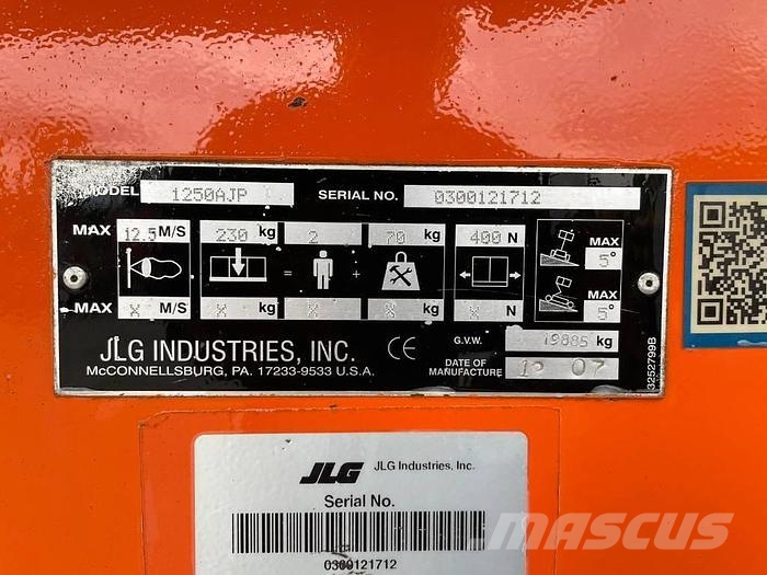 JLG 1250AJP Knikarmhoogwerkers