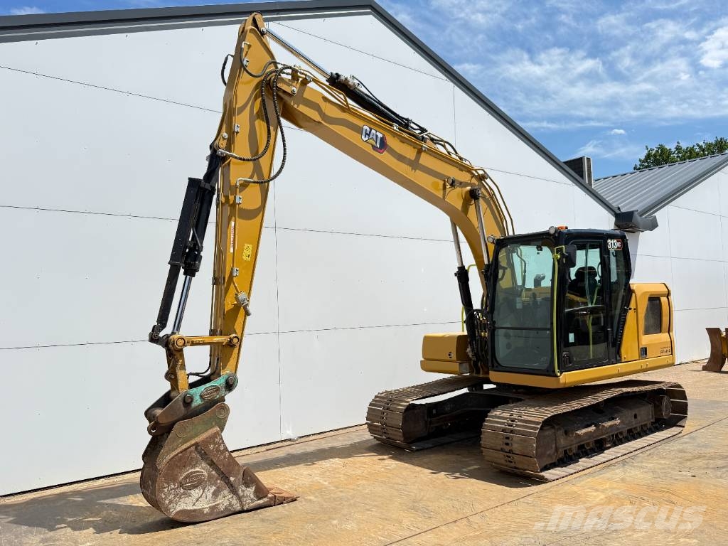 CAT 313GC - 360° Camera / Hammer lines Pásová rýpadla