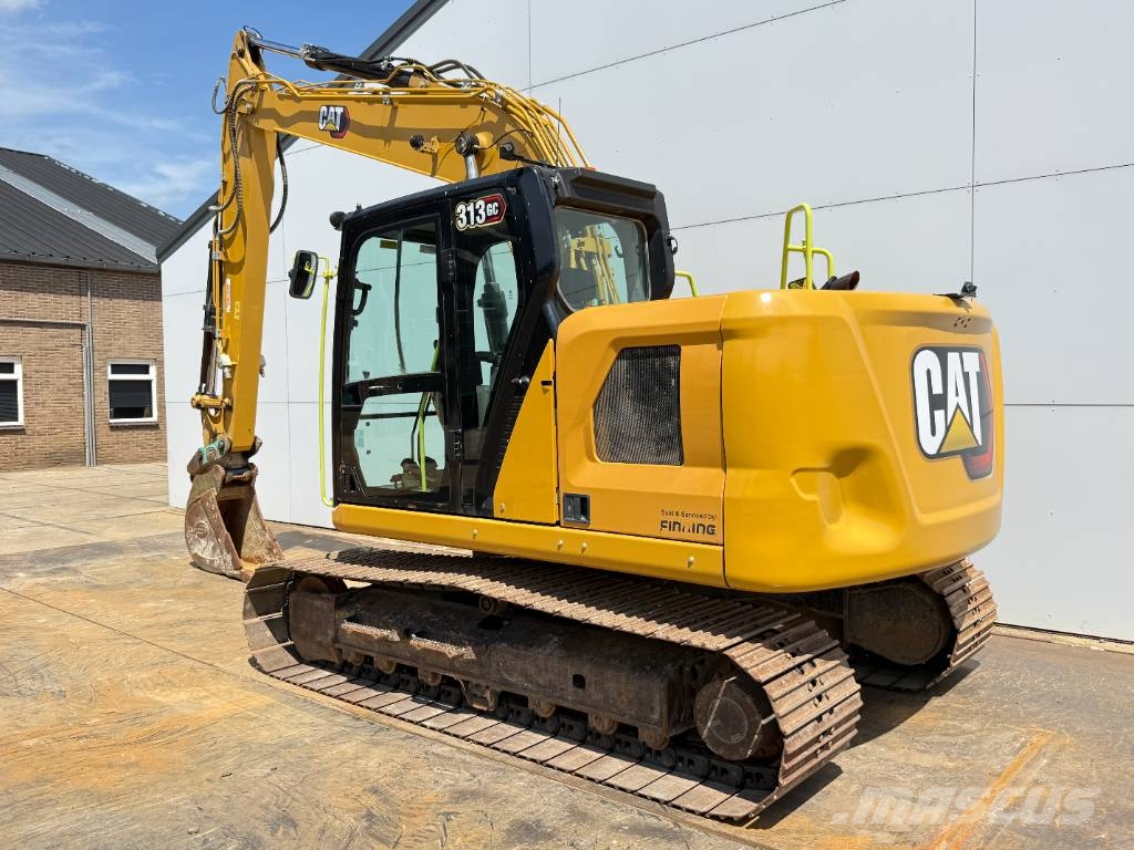 CAT 313GC - 360° Camera / Hammer lines Pásová rýpadla