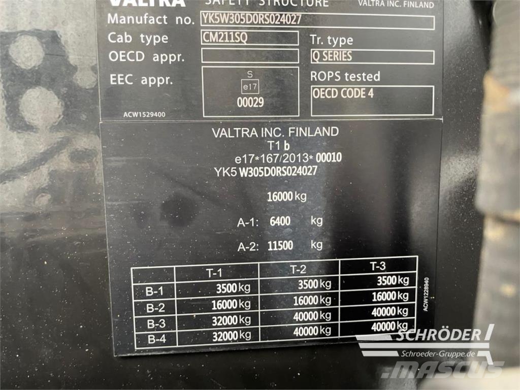Valtra Q 305 | GEWÄHRLEISTUNG 09/2027 Traktorid