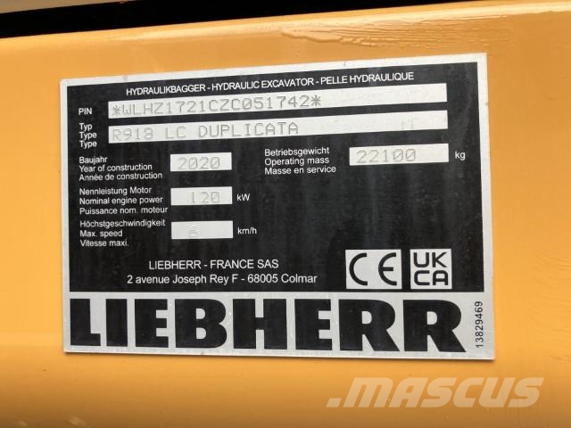 Liebherr R 918 Litronic Crawler excavators
