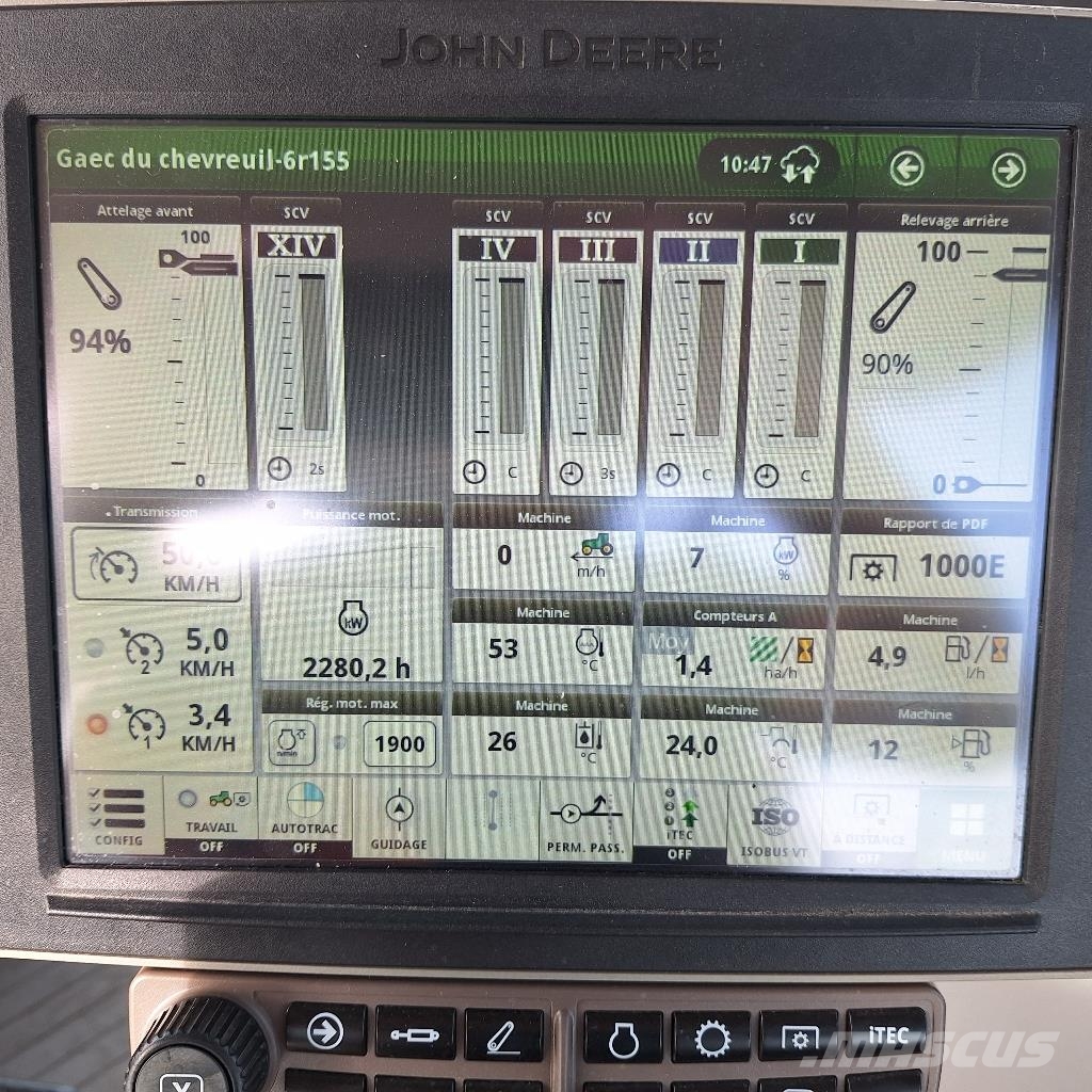 John Deere 6R155 Traktorji