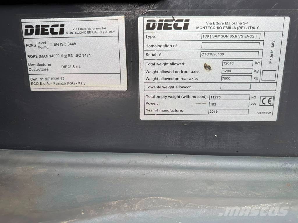 Dieci Samson 65.8 Teleskoplæssere