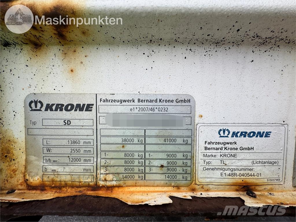 Krone SD Tentpoolhaagised
