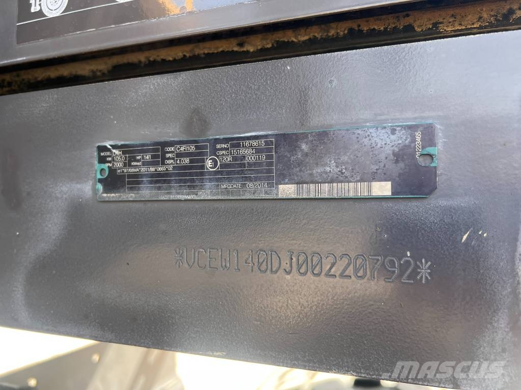 Volvo EW 140 D Wielgraafmachines