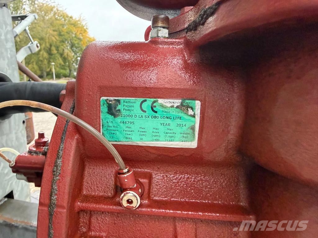 Veenhuis ecovac 8000 Vacuumtank Giertank Bemester Bouwlandi Cisterne za djubrivo