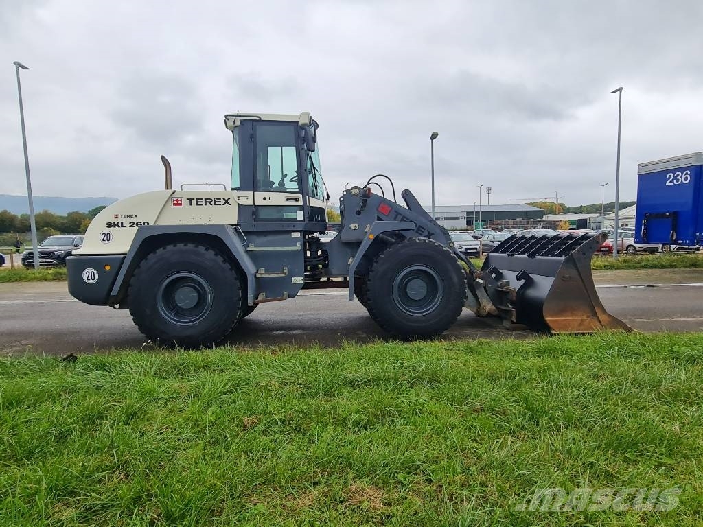 Terex TL260S/Schaufel+Gabel/Ca4000H/Service und UVV Neue Gumikerekes homlokrakodók