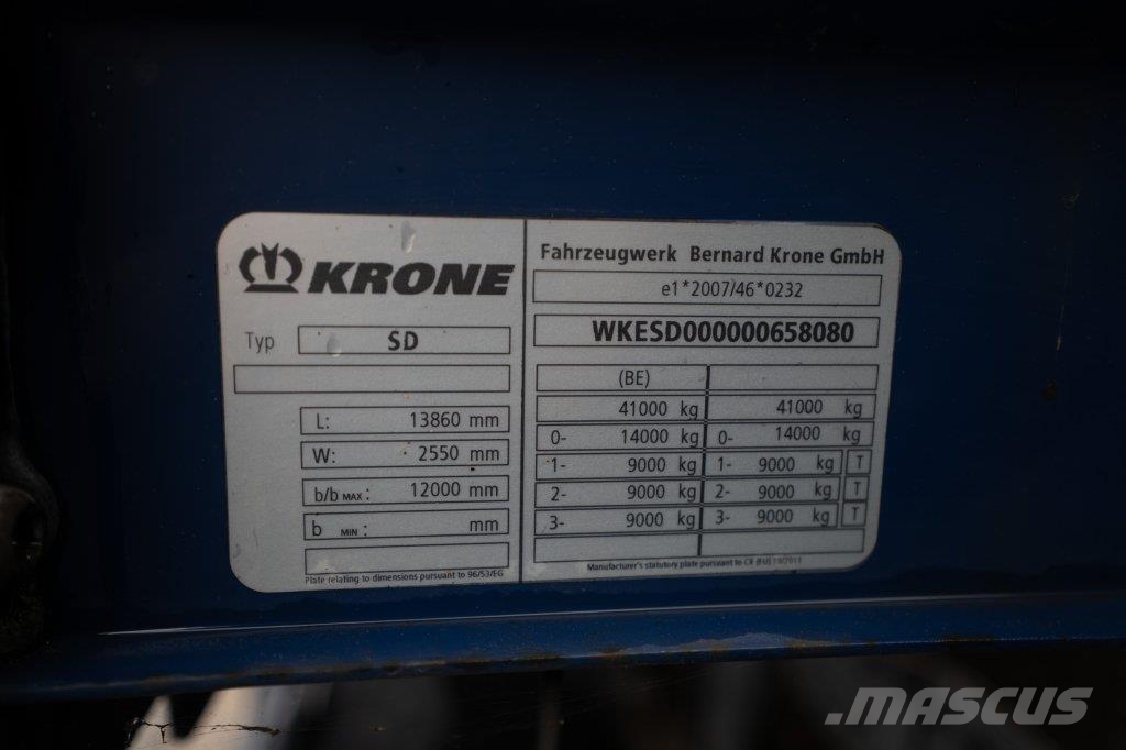 Krone SD + DHOLLANDIA 2Ton (2023) Schuifzeilen
