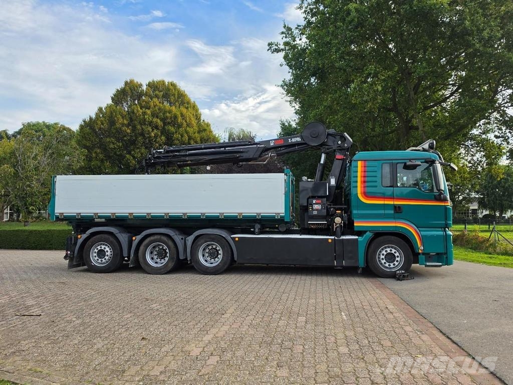 MAN TGS 35.500 8x4 CRANE/CONTAINER/TIPPER!! REMOTE CON Abrollkipper