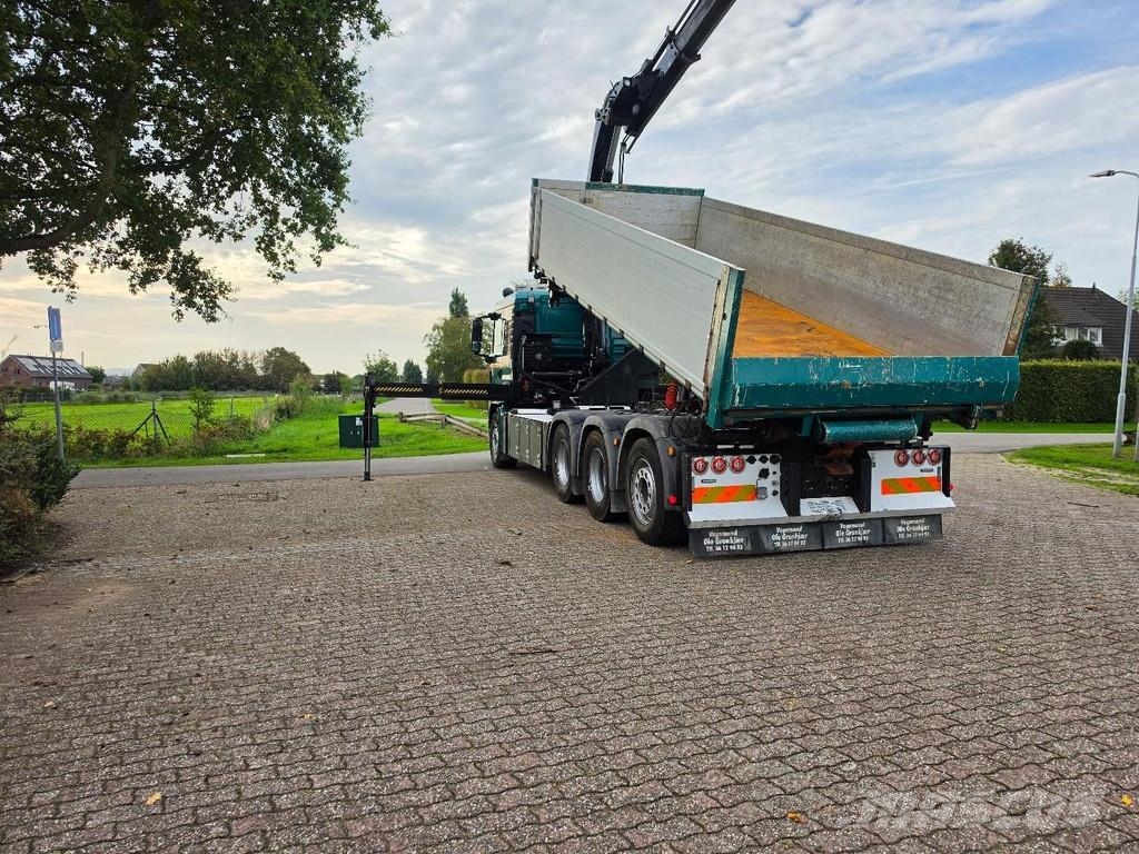 MAN TGS 35.500 8x4 CRANE/CONTAINER/TIPPER!! REMOTE CON Abrollkipper