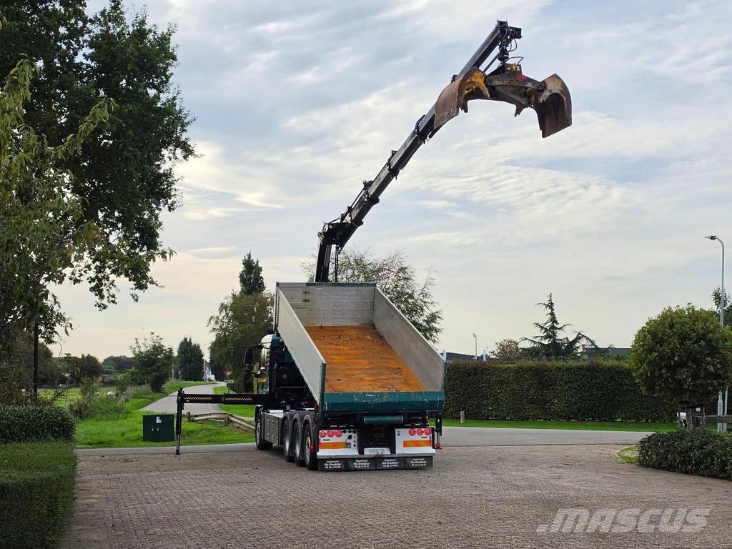 MAN TGS 35.500 8x4 CRANE/CONTAINER/TIPPER!! REMOTE CON Abrollkipper