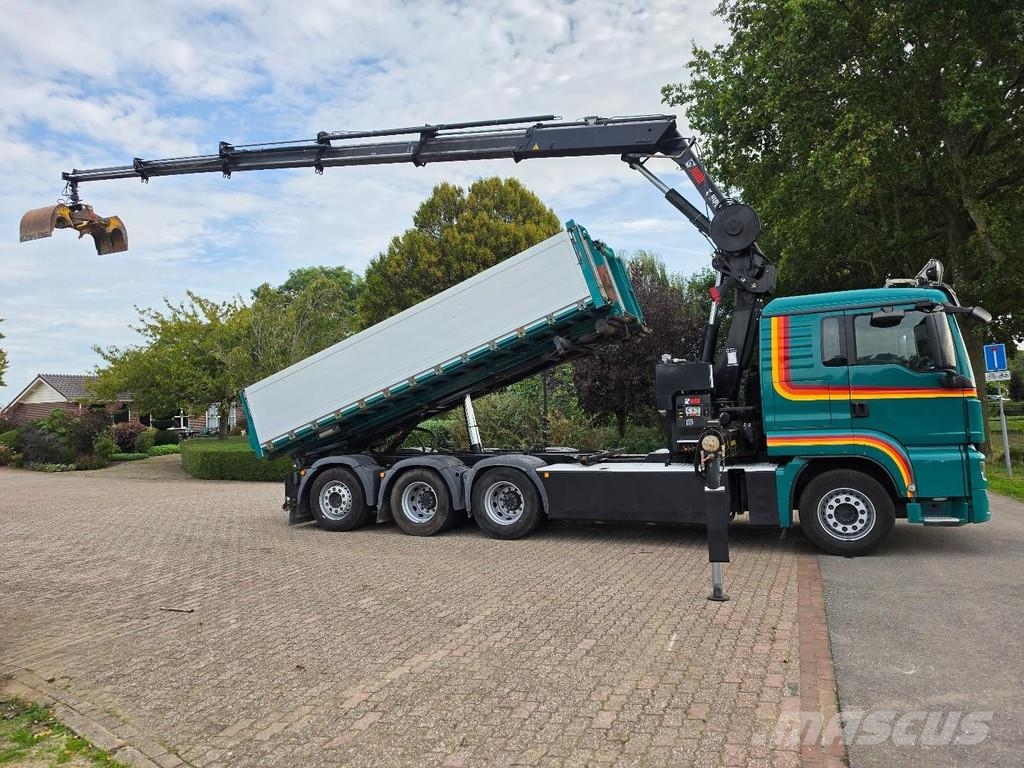 MAN TGS 35.500 8x4 CRANE/CONTAINER/TIPPER!! REMOTE CON Abrollkipper