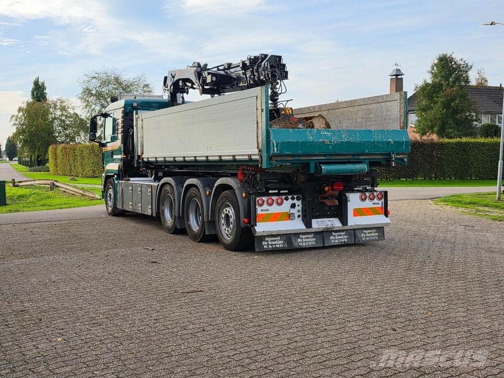 MAN TGS 35.500 8x4 CRANE/CONTAINER/TIPPER!! REMOTE CON Abrollkipper