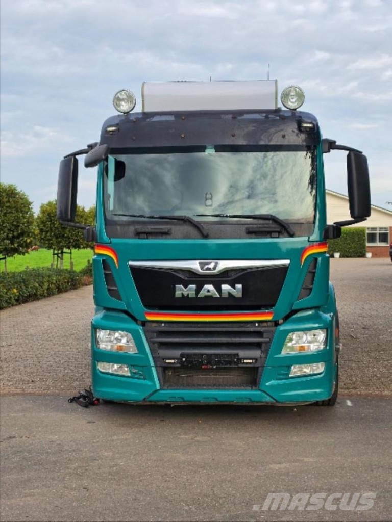 MAN TGS 35.500 8x4 CRANE/CONTAINER/TIPPER!! REMOTE CON Abrollkipper