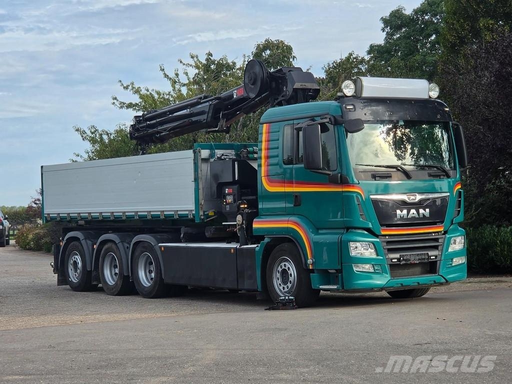 MAN TGS 35.500 8x4 CRANE/CONTAINER/TIPPER!! REMOTE CON Abrollkipper