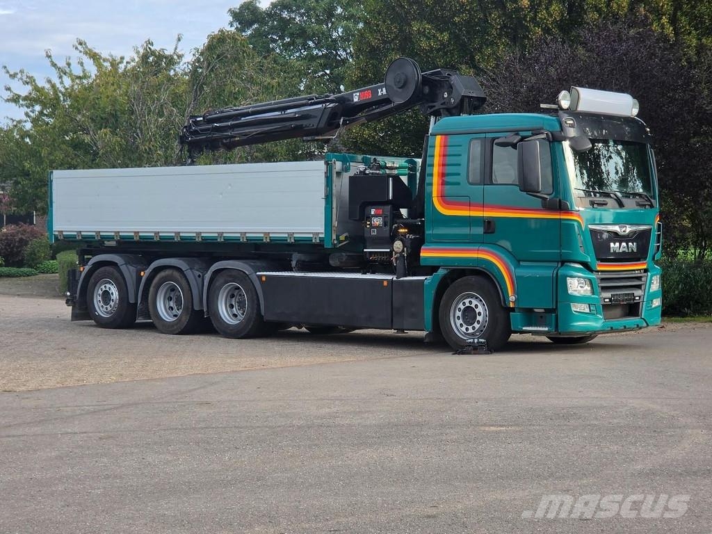 MAN TGS 35.500 8x4 CRANE/CONTAINER/TIPPER!! REMOTE CON Abrollkipper