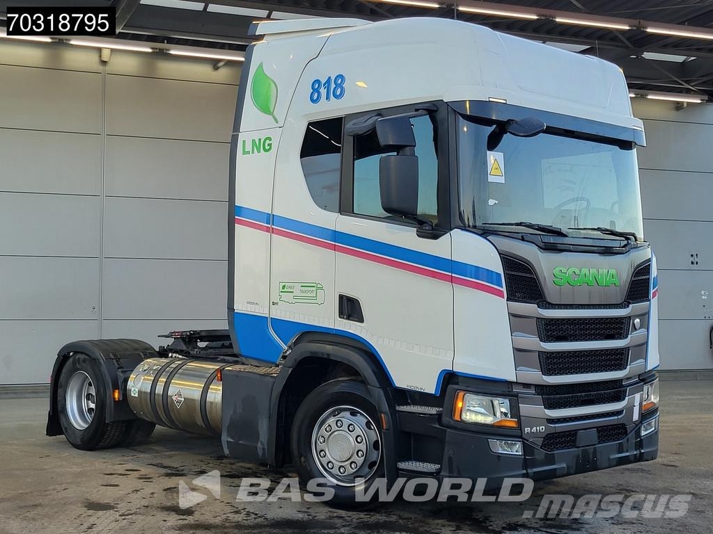 Scania R410 4X2 LNG! Retarder 2xTanks ACC Trekkers
