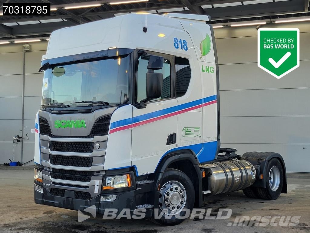 Scania R410 4X2 LNG! Retarder 2xTanks ACC Trekkers