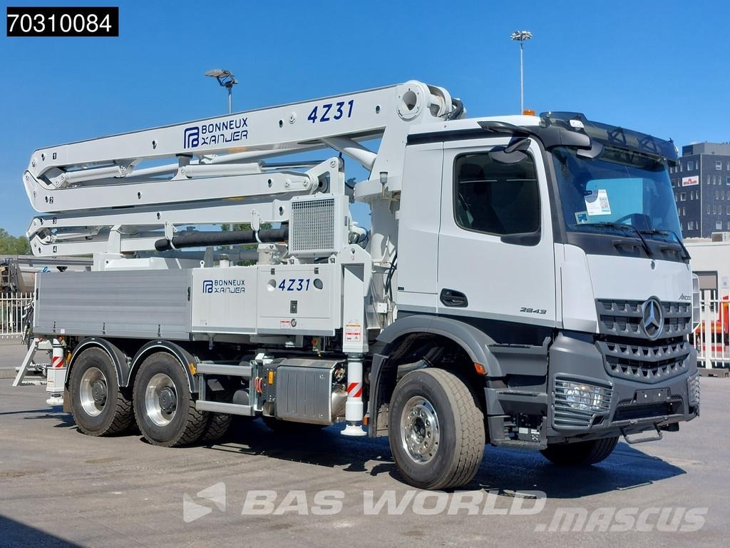 Mercedes-Benz Arocs 2843 Arocs 6X4 NEW! 31mtr 4x extendable Bonn مضخات خرسانة