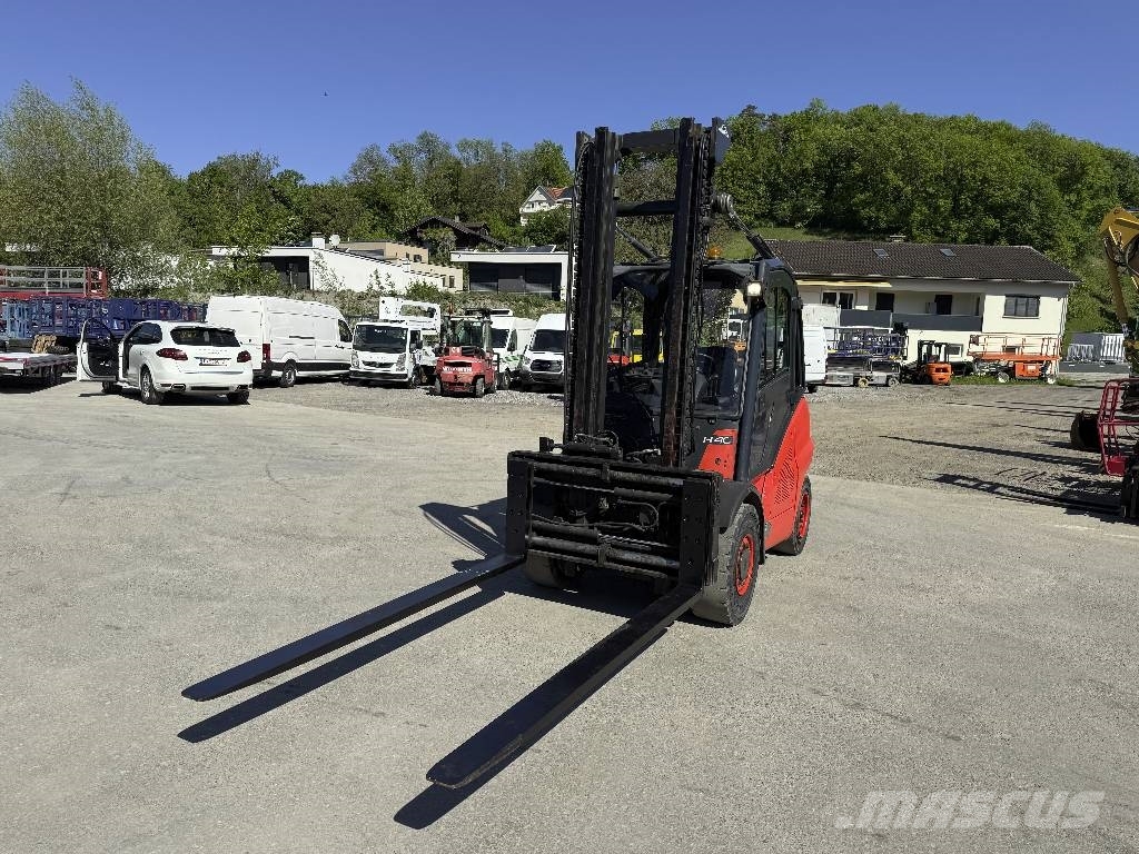 Linde H 40 D Zinkengabel Seitenschieber Dīzeļa autoiekrāvēji