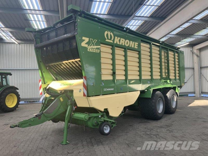 Krone ZX 470 GD Keräävät noukinvaunut ja silppurivaunut