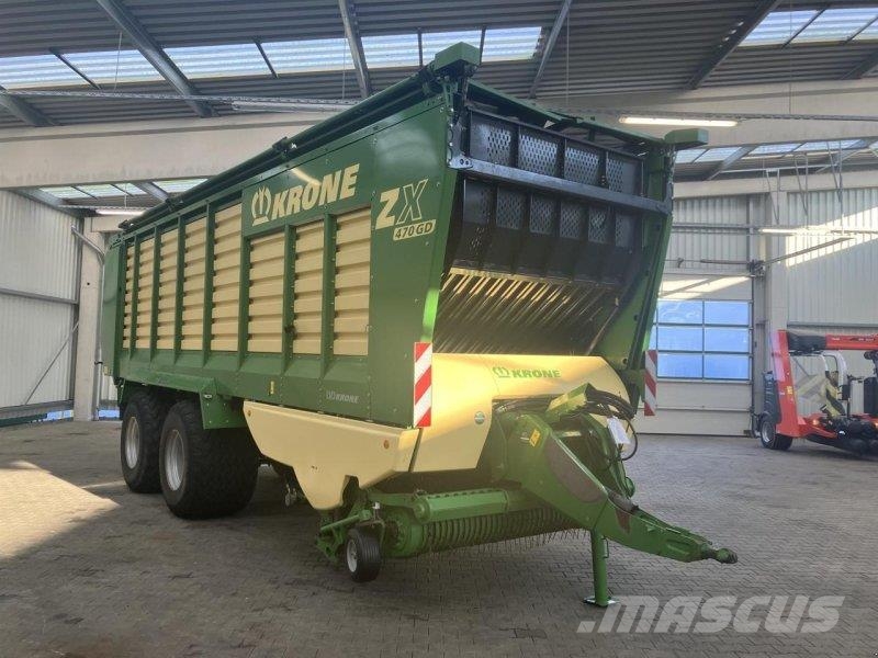 Krone ZX 470 GD Keräävät noukinvaunut ja silppurivaunut