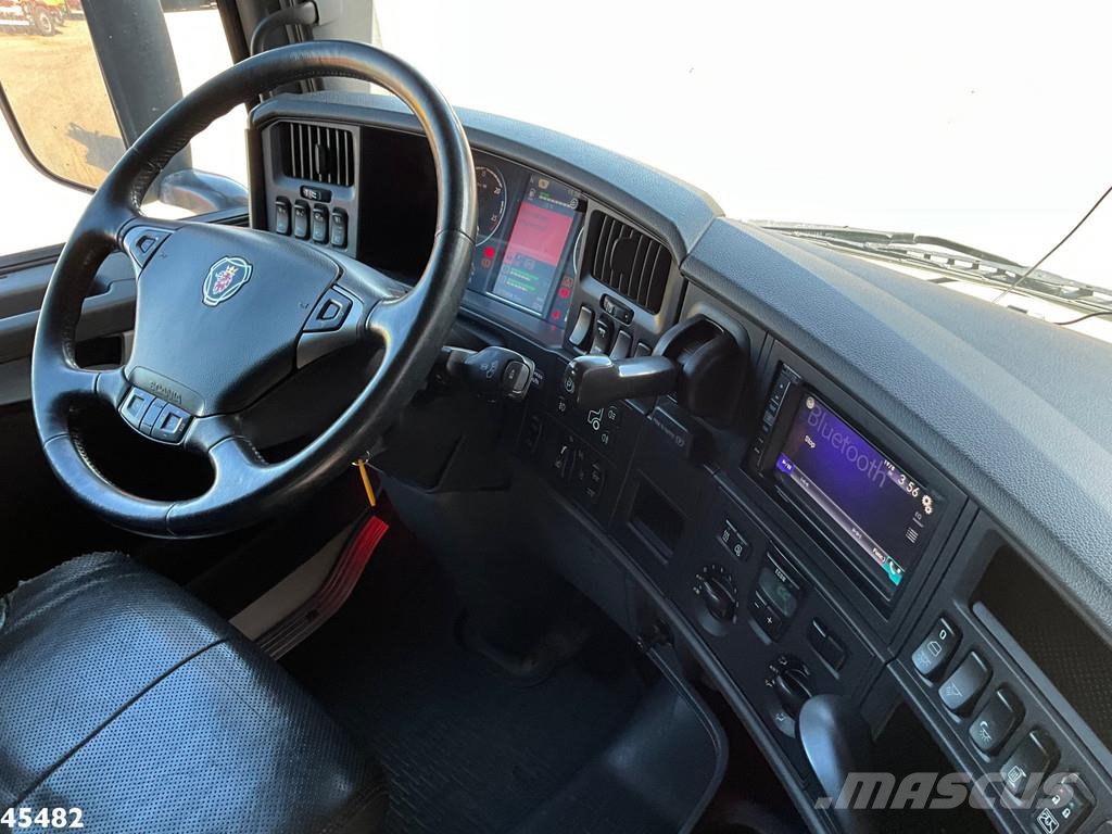 Scania R 490 8x4 Euro 6 Retarder HMF 60 Tonmeter laadkraa Visurgājēji celtņi