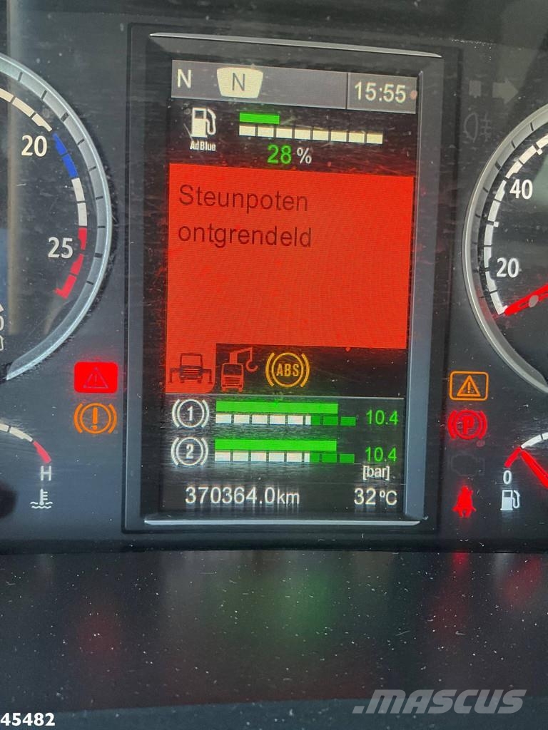 Scania R 490 8x4 Euro 6 Retarder HMF 60 Tonmeter laadkraa Visurgājēji celtņi