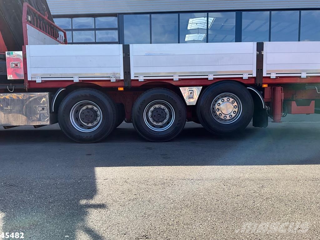 Scania R 490 8x4 Euro 6 Retarder HMF 60 Tonmeter laadkraa Visurgājēji celtņi