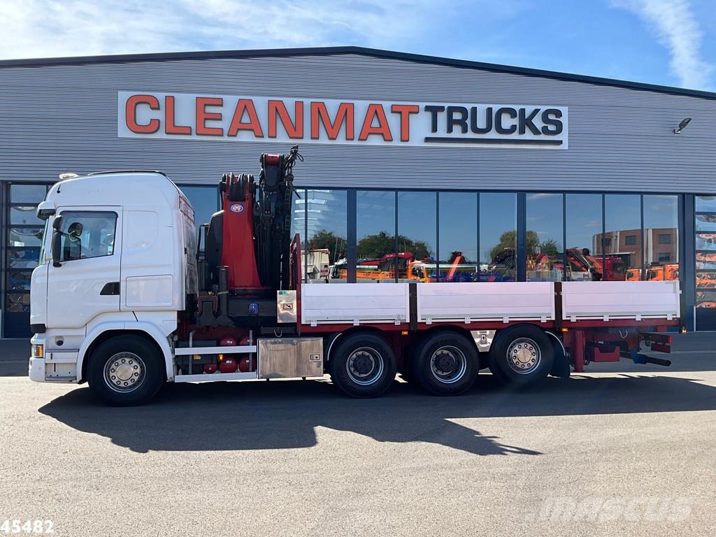 Scania R 490 8x4 Euro 6 Retarder HMF 60 Tonmeter laadkraa Polovne dizalice za sve terene