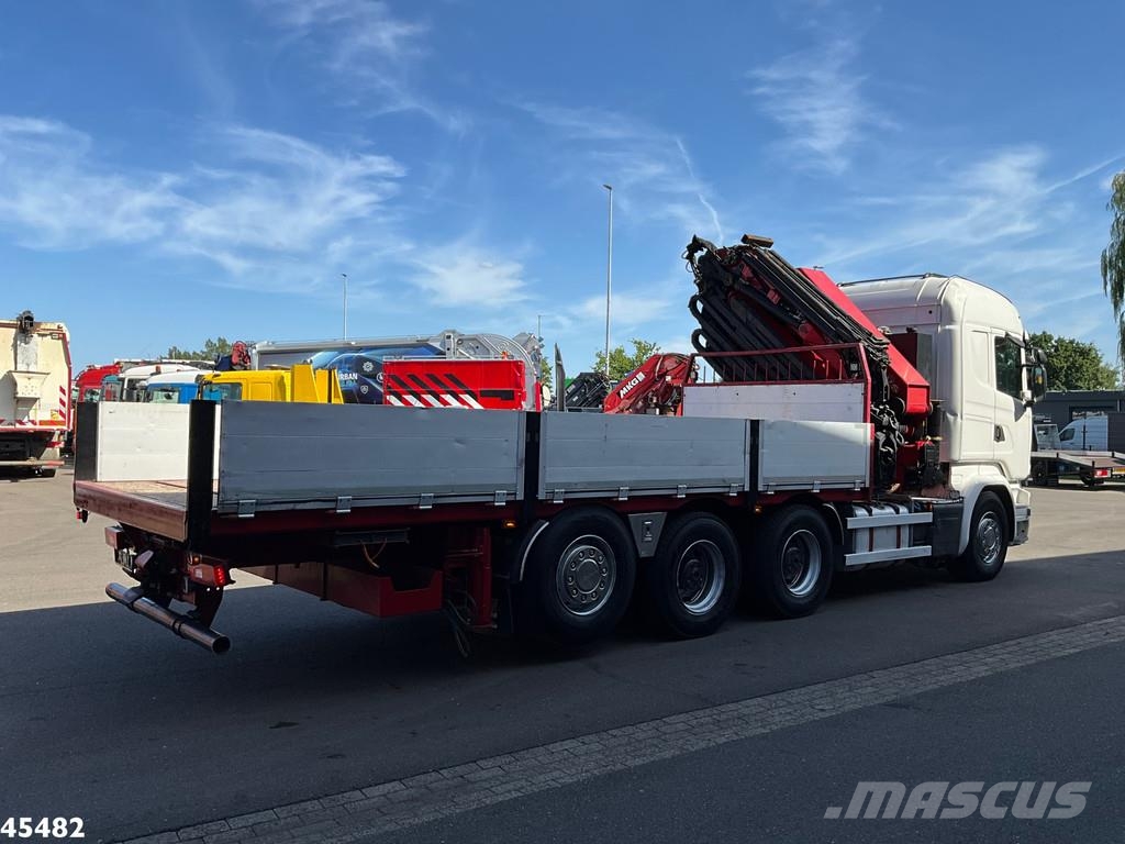 Scania R 490 8x4 Euro 6 Retarder HMF 60 Tonmeter laadkraa Visurgājēji celtņi