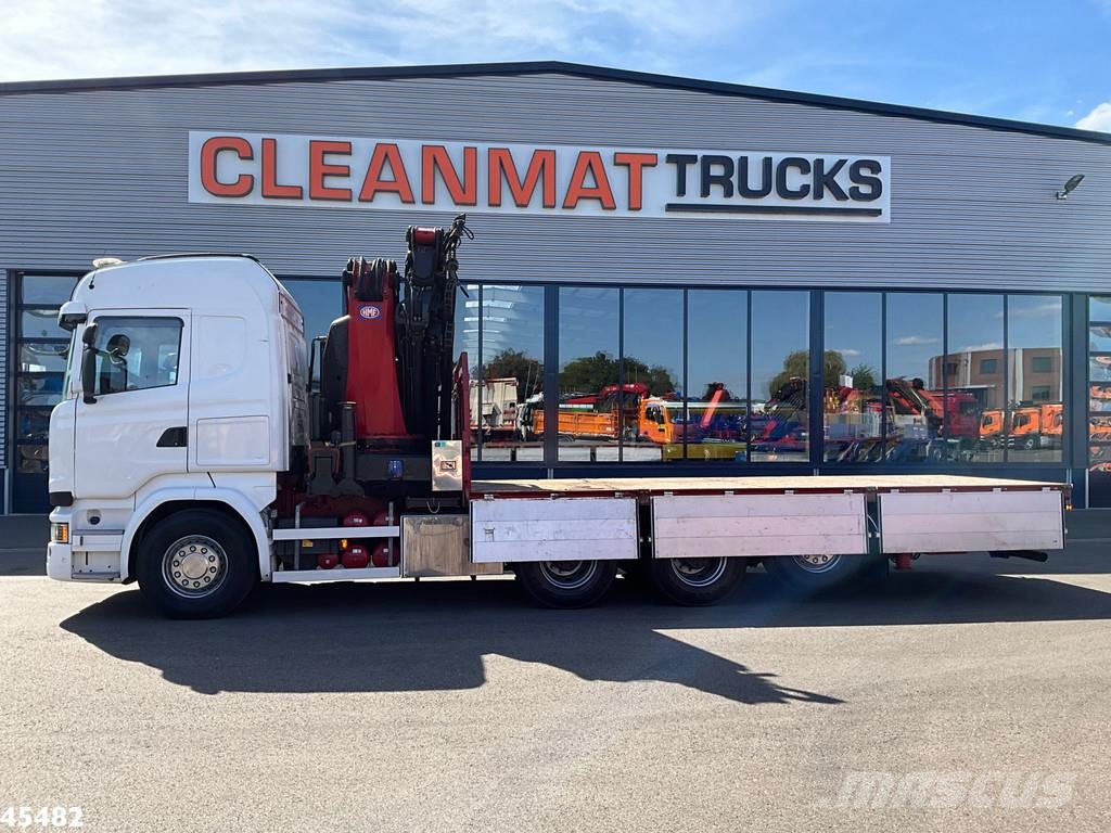 Scania R 490 8x4 Euro 6 Retarder HMF 60 Tonmeter laadkraa Polovne dizalice za sve terene
