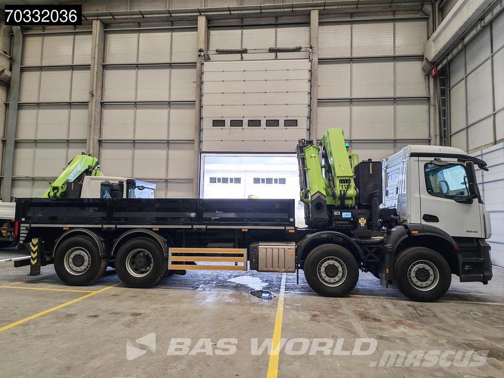 Mercedes-Benz Arocs 3240 8X4 NEW! Zoomlion ZLK7600V803-2 Crane K 平板式/側卸式卡車