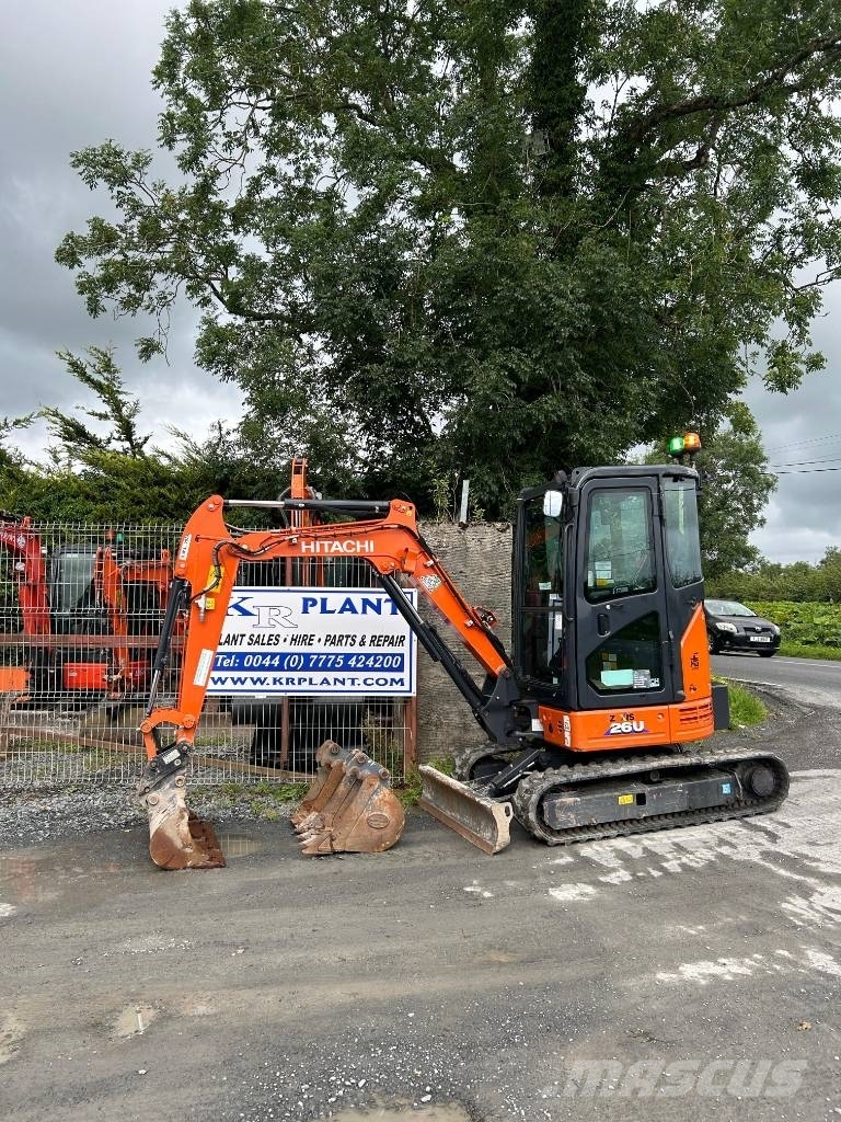 Hitachi ZX 26 U-6, 2024 - używane minikoparki do 7 ton