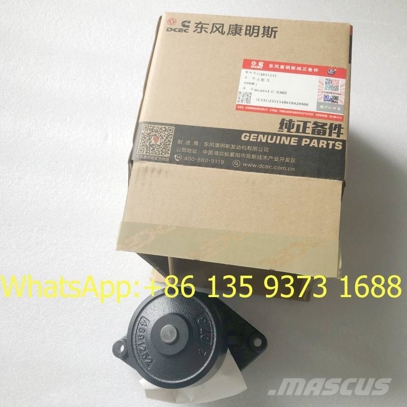 Cummins Qsb6.7 Water Pump 4891252 5312296 3800984 5473172 Motorer