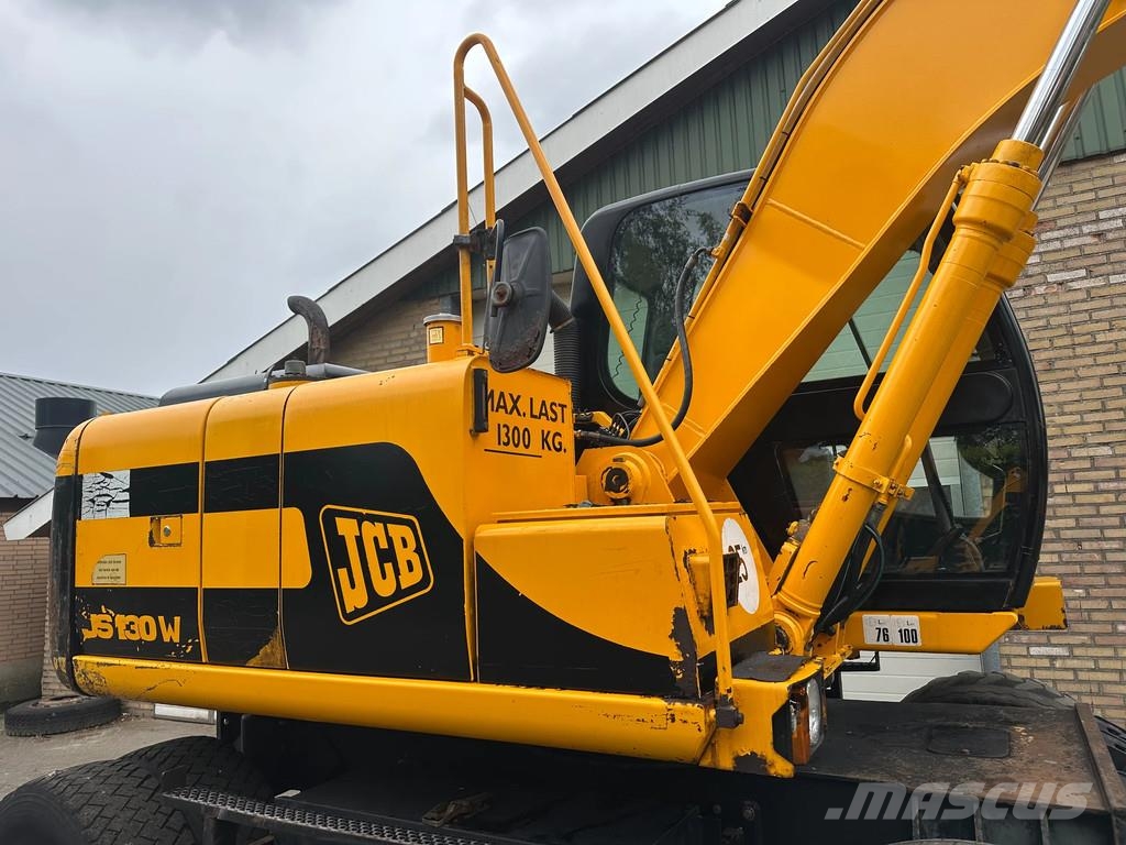 JCB JS130W Kolesové rýpadlá
