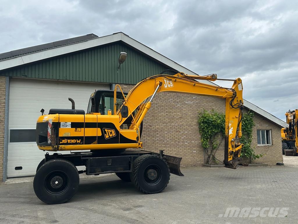 JCB JS130W Kolesové rýpadlá