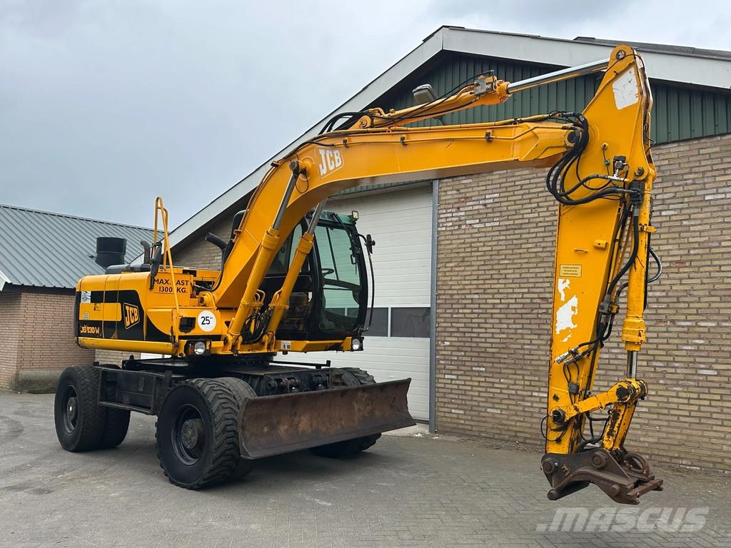 JCB JS130W Kolesové rýpadlá