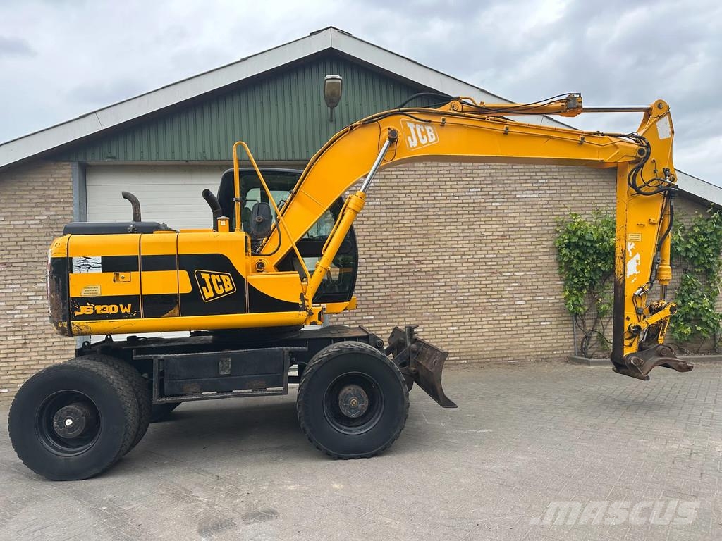 JCB JS130W Kolesové rýpadlá